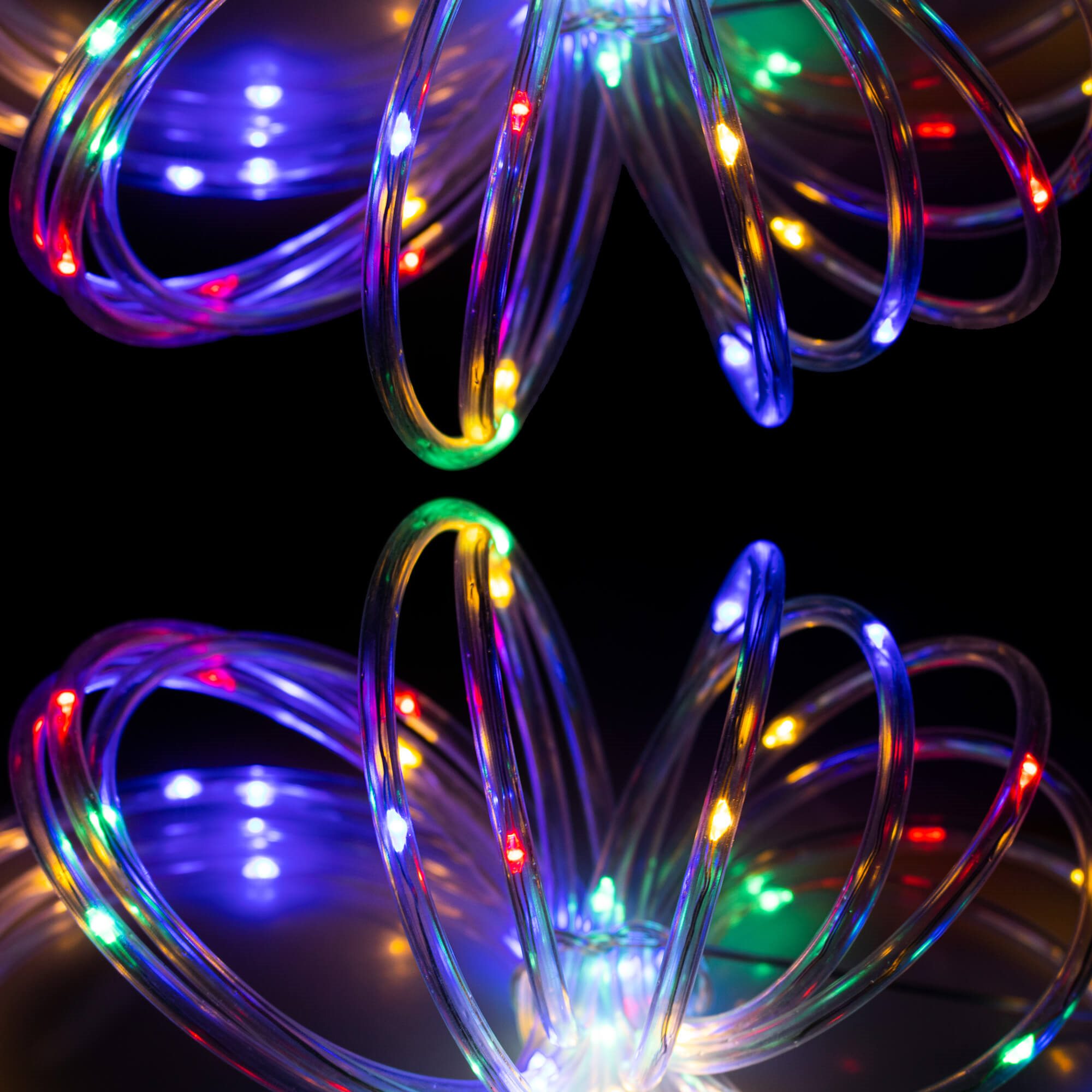 Led kalėdinė girlianda springos, 5,7 m, daugiaspalvė, 50 led, ip44