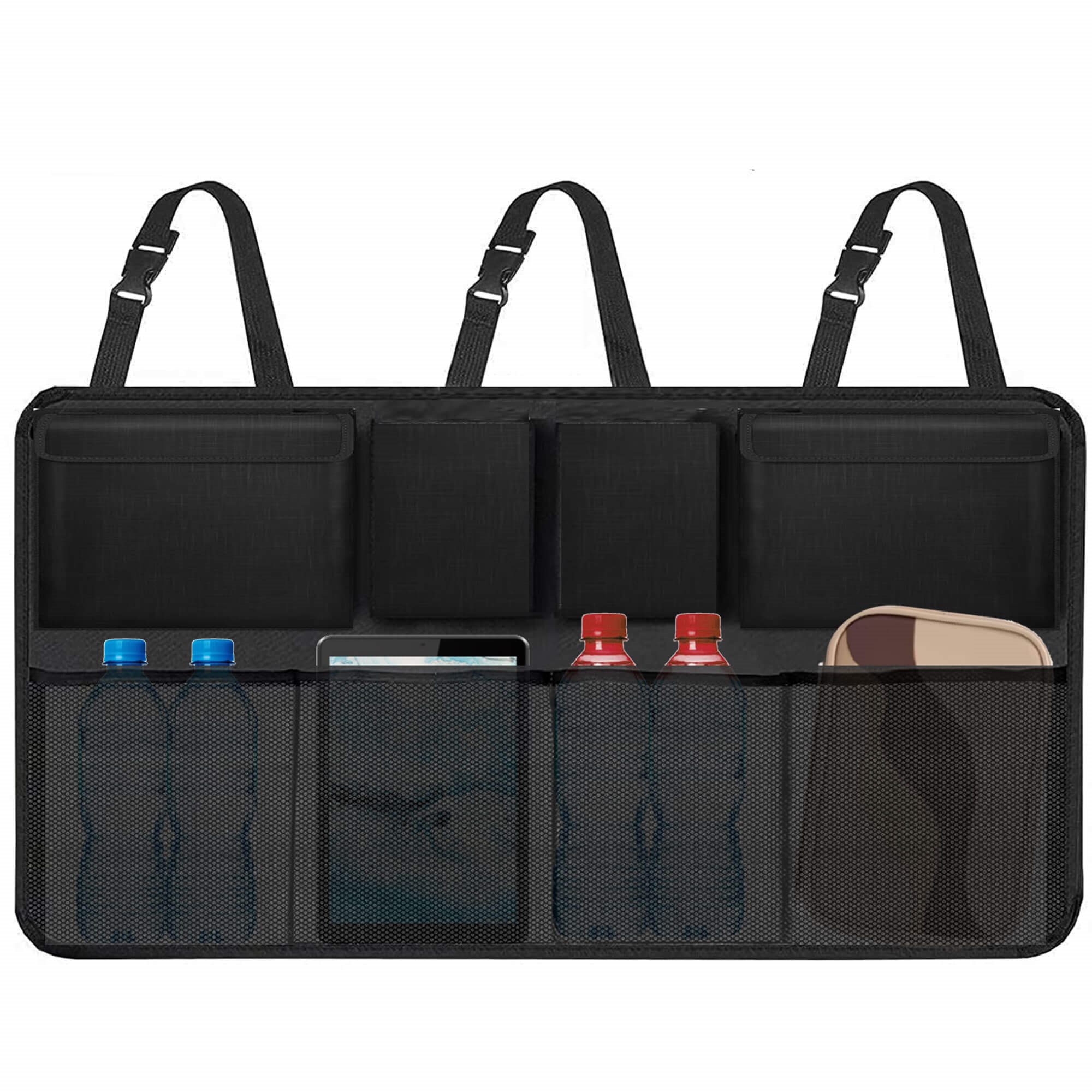 Automobilio kėdutės organizatorius Springos 88x46 cm juodas