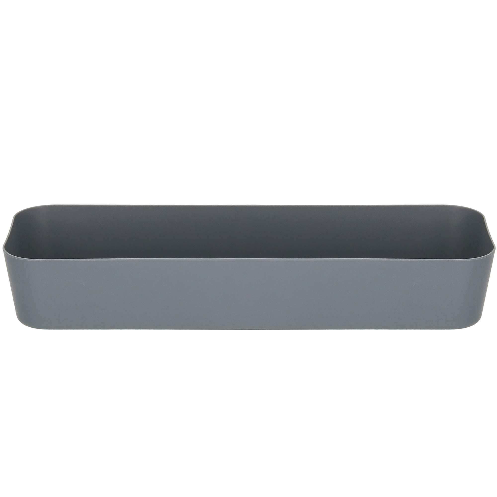 Stalčių dėklas springos 26x9 cm pilkas
