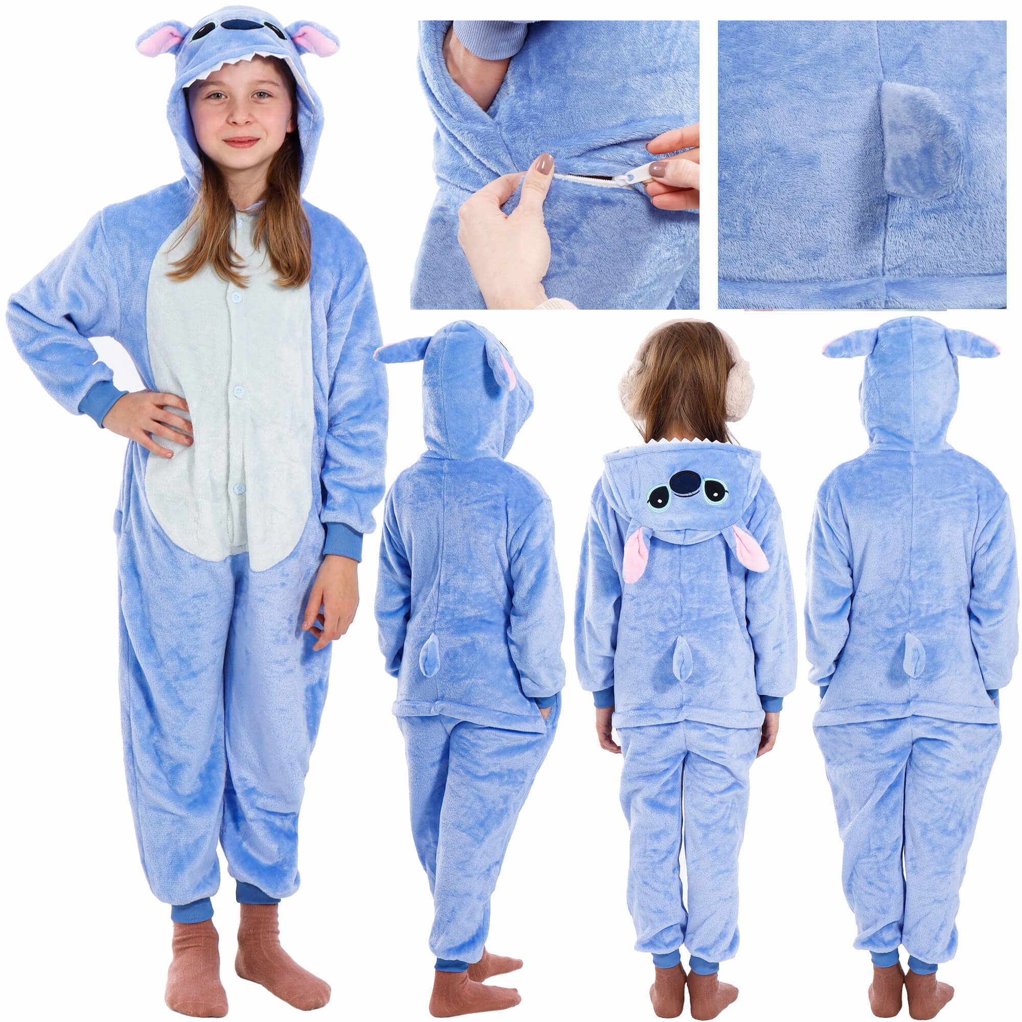 Vaikiška kigurumi pižama springos ha5065, dydis 120-130 cm