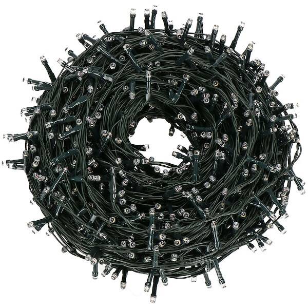 Kalėdinės lemputės springos 200 led, 15,5 m, su programuotoju