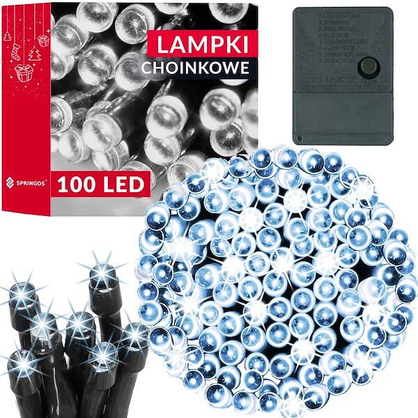 Kalėdinės lemputės springos 200 led, 15,5 m, su programuotoju