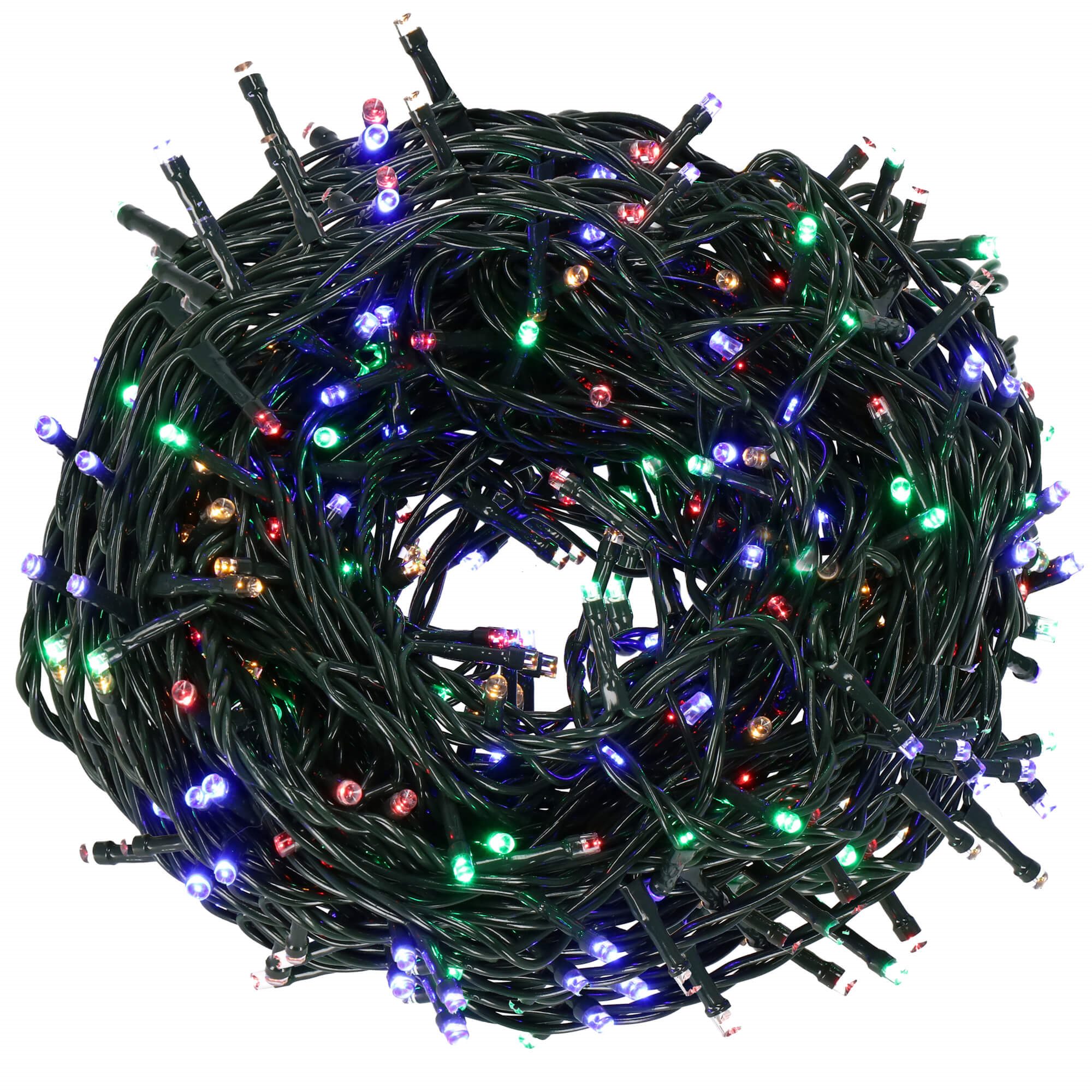 Kalėdinės eglutės girlianda springos 300 led, 19,5 m