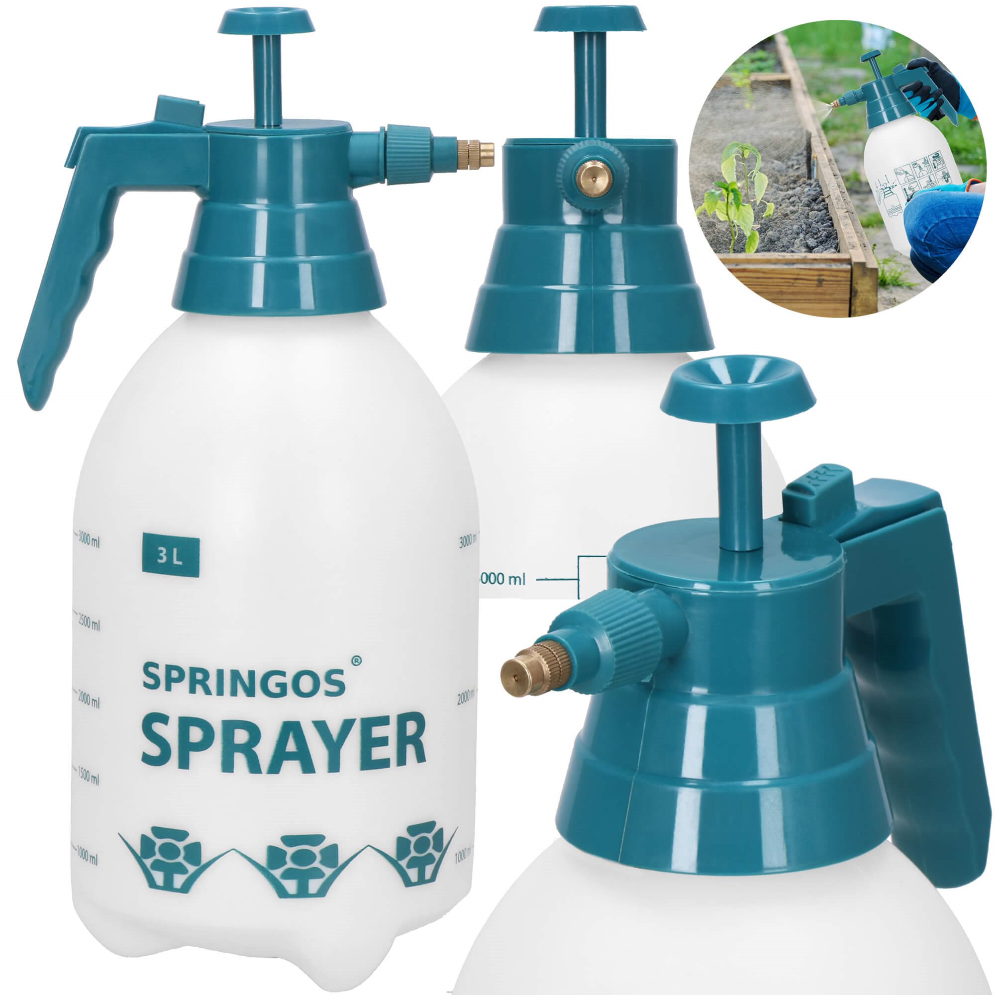 Sodo purkštuvas springos 3l
