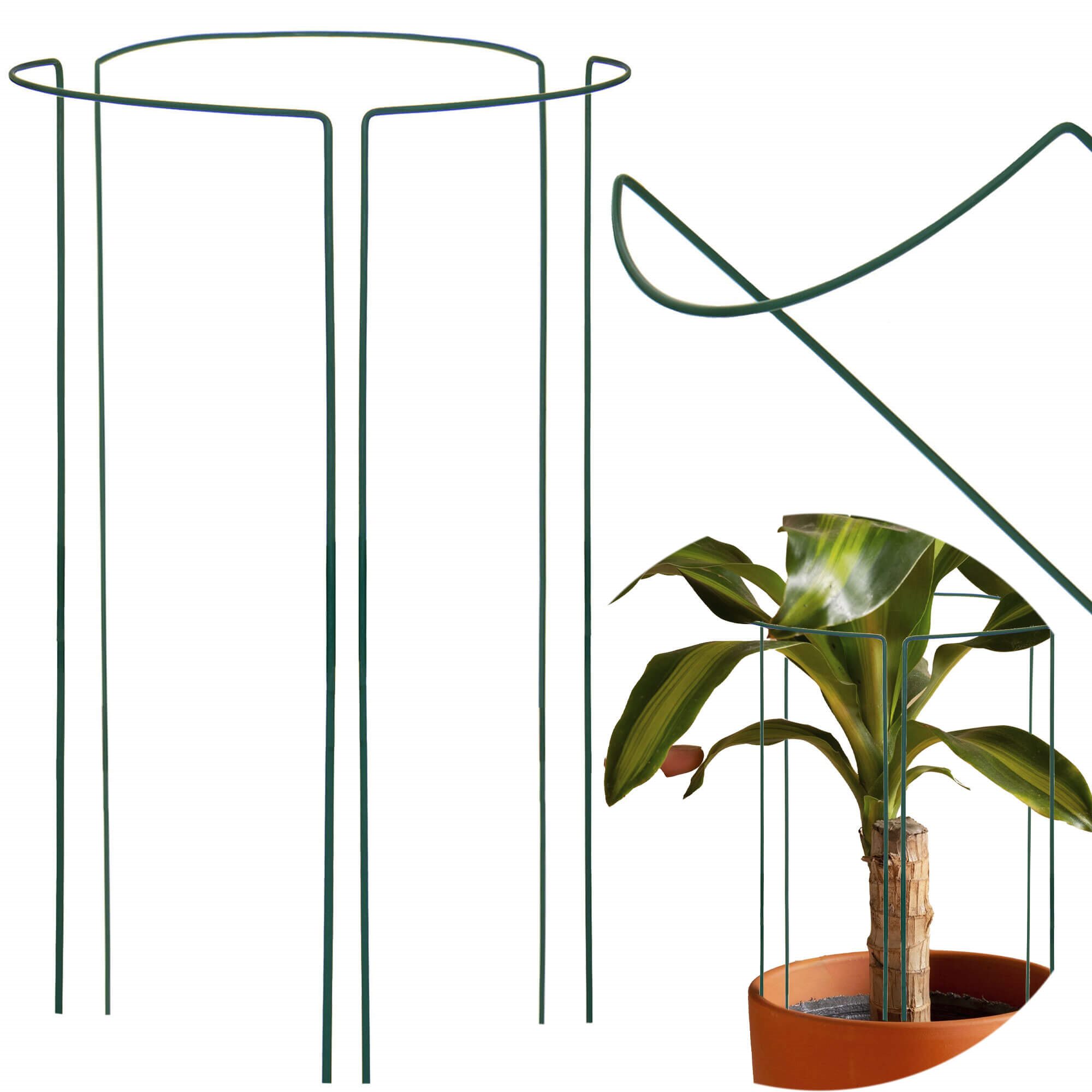 Augalų atrama springos 75 cm, žalia, 3 dalių 2