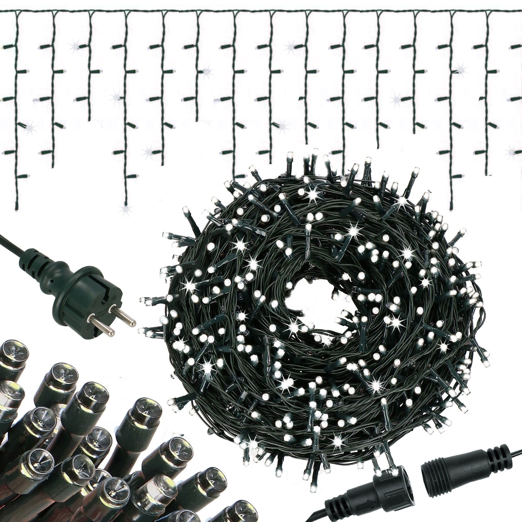 Led lempučių juosta springos cl4038, 300 led, 12 m, ip44