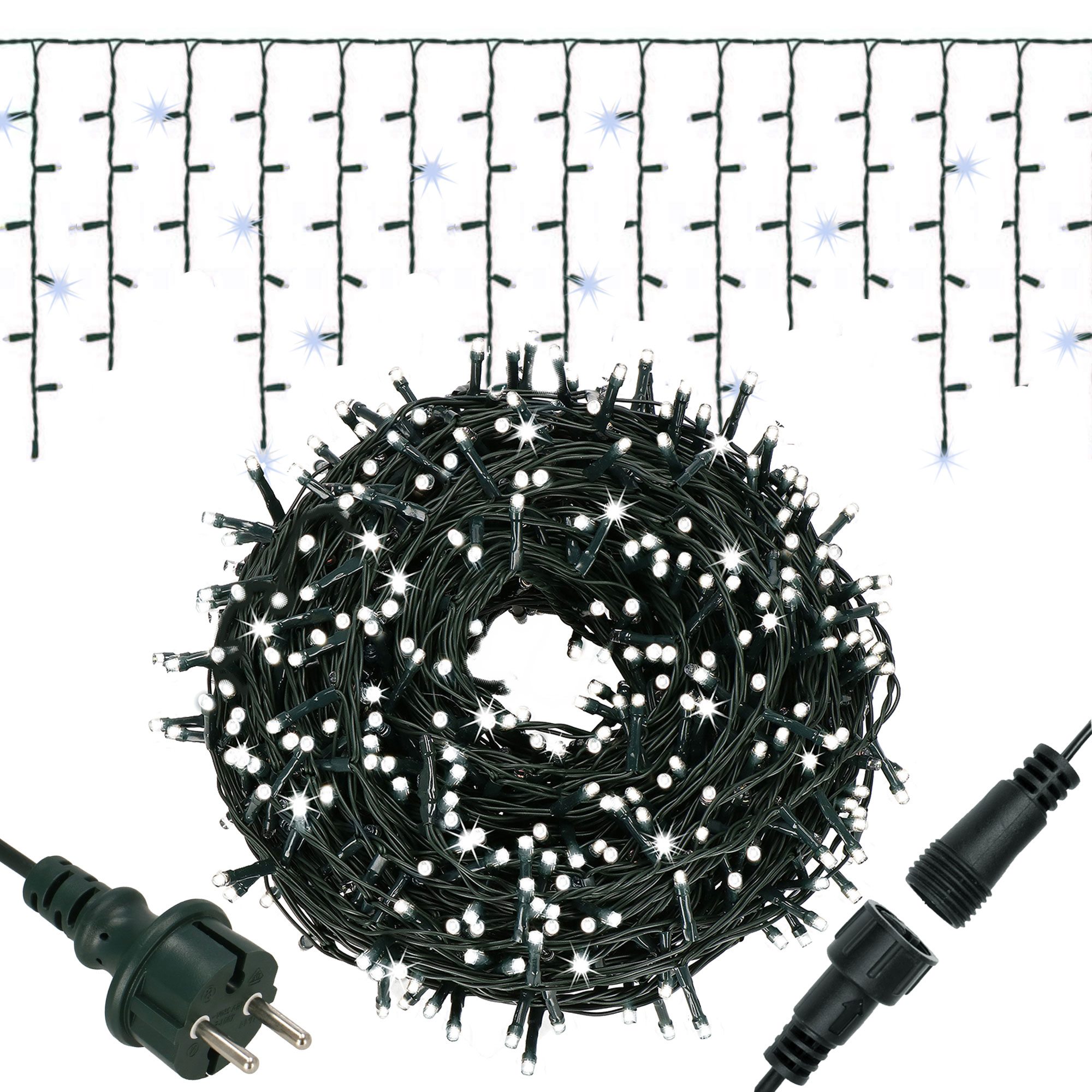 Led lempučių juosta springos cl4038, 300 led, 12 m, ip44