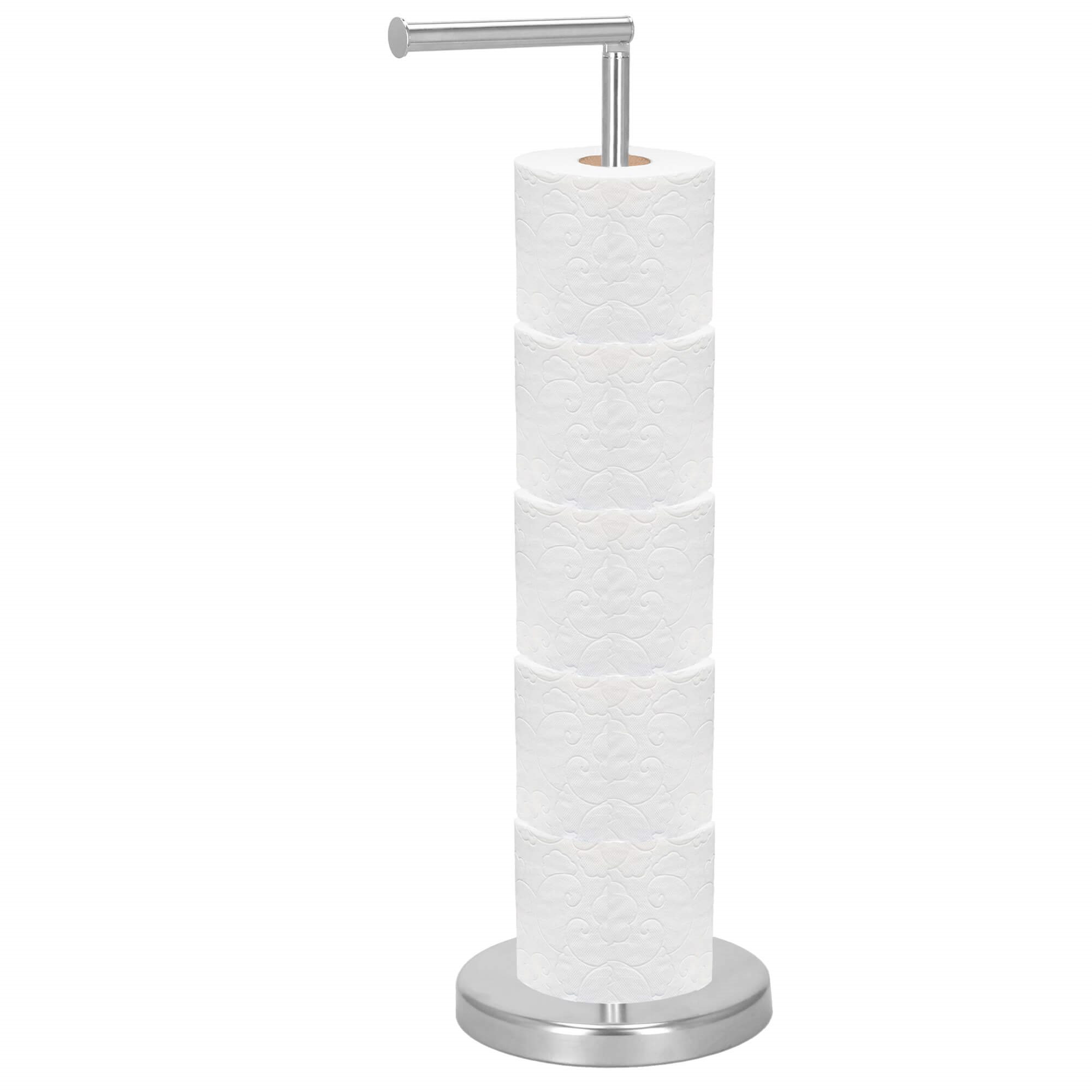 Tualetinio popieriaus laikiklis springos ts0001, 2-in-1, chromuotas 2
