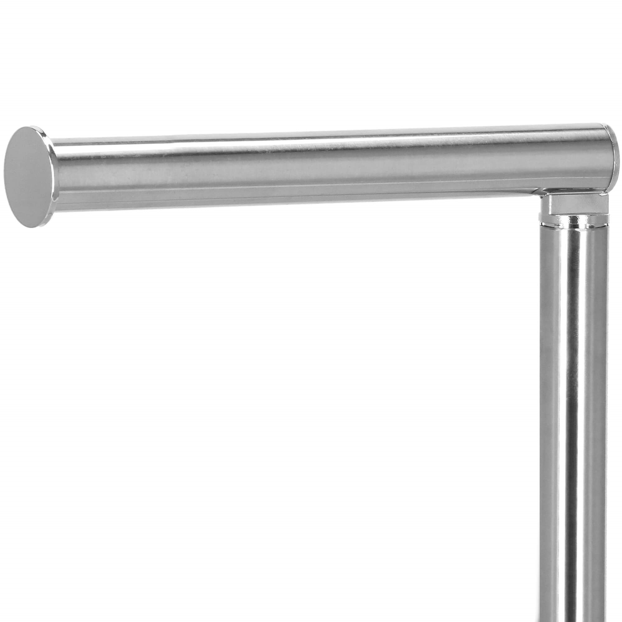 Tualetinio popieriaus laikiklis springos ts0001, 2-in-1, chromuotas