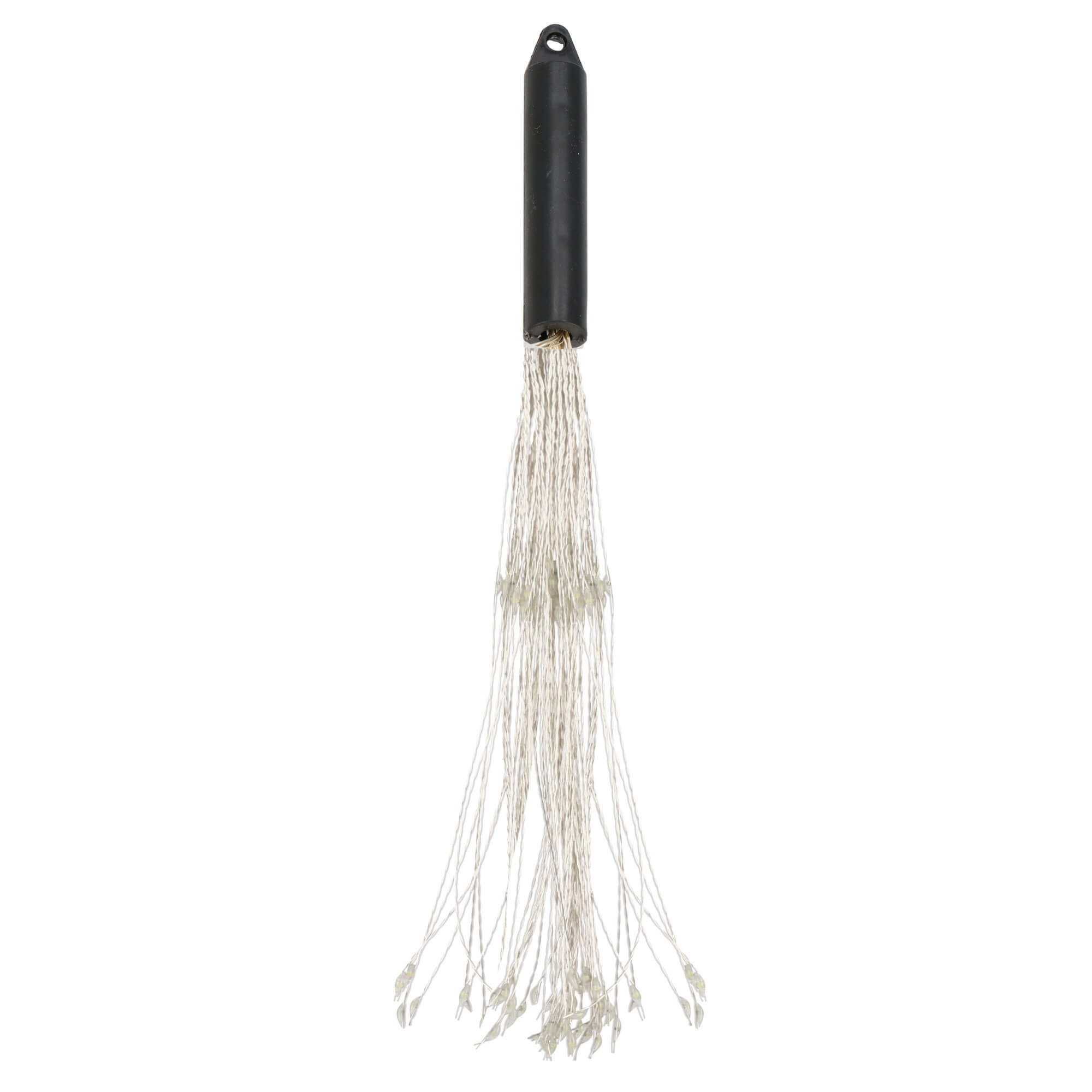Šviečianti dekoracija springos sprogstanti žvaigždė, 100 led, šilta balta, 40 cm