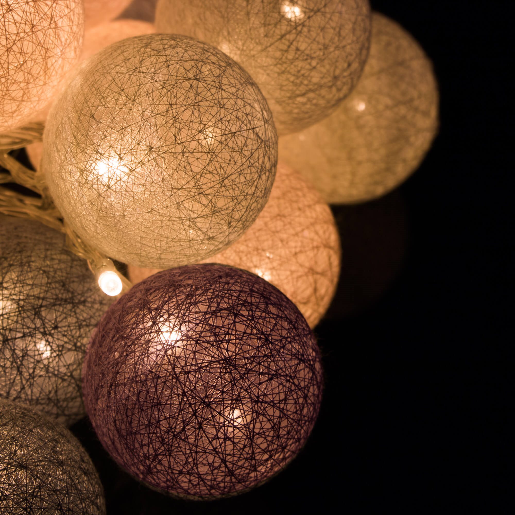 Dekoratyvinė šviesos girlianda 10 led, 2.1 m