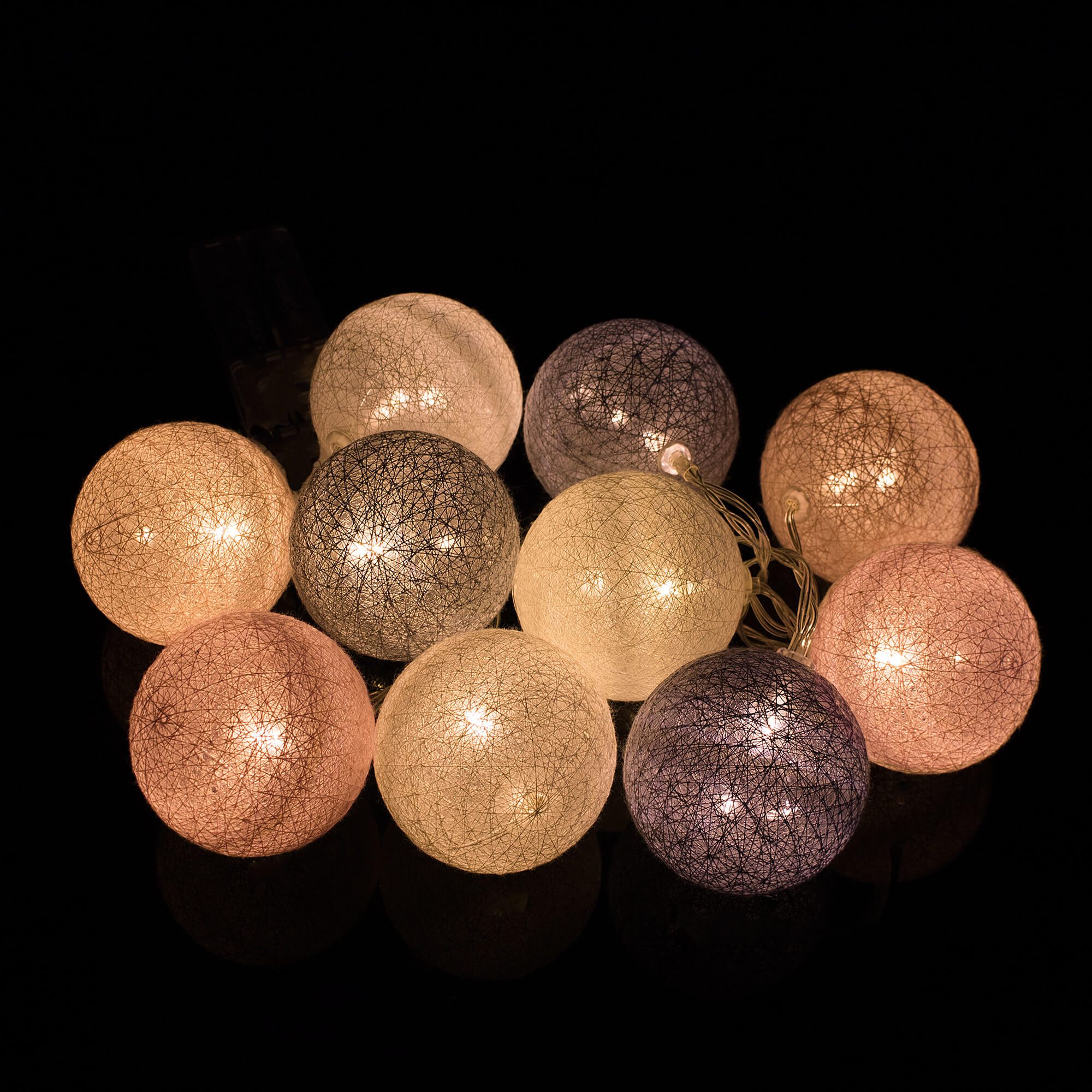 Dekoratyvinė šviesos girlianda 10 led, 2.1 m