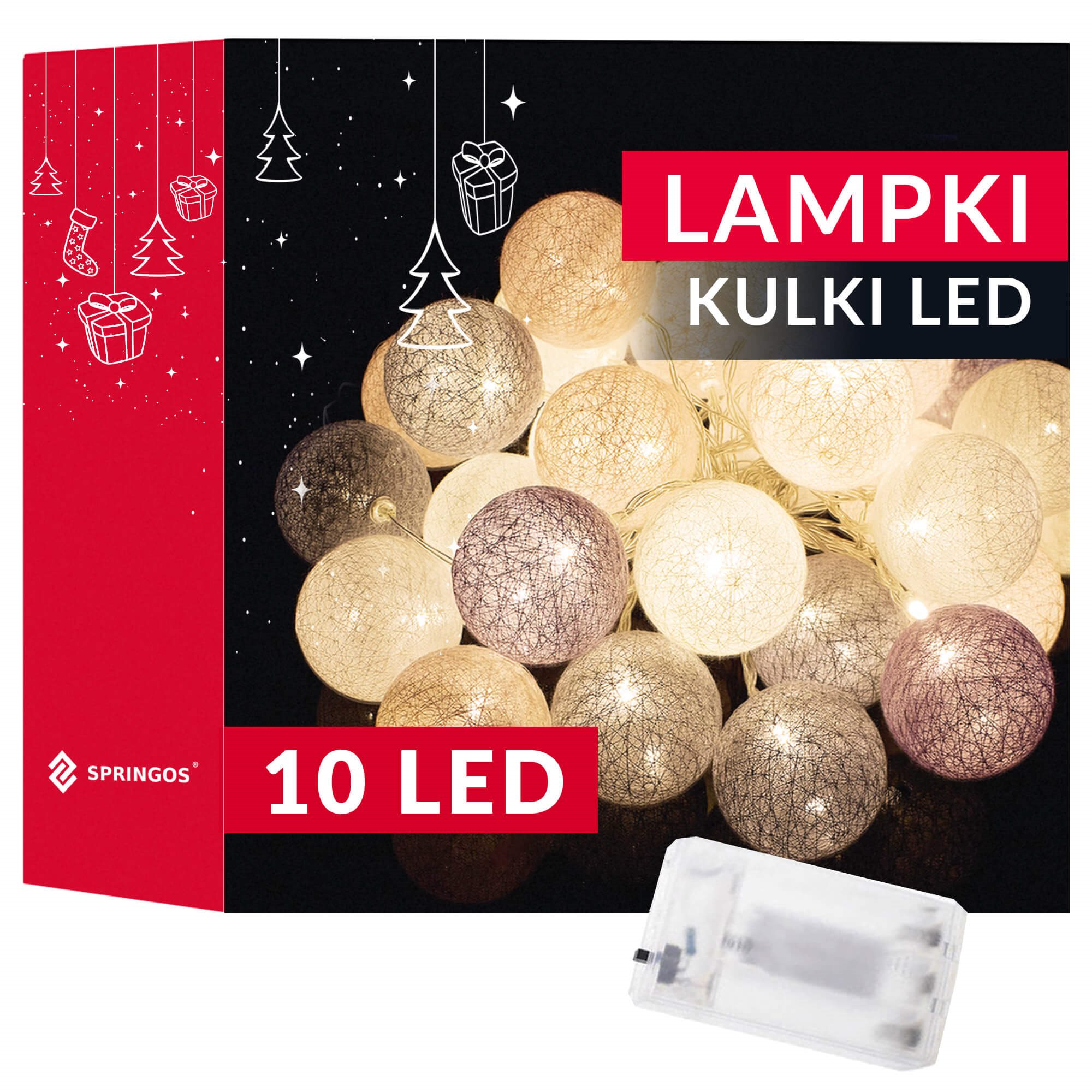 Dekoratyvinė šviesos girlianda 10 led, 2.1 m