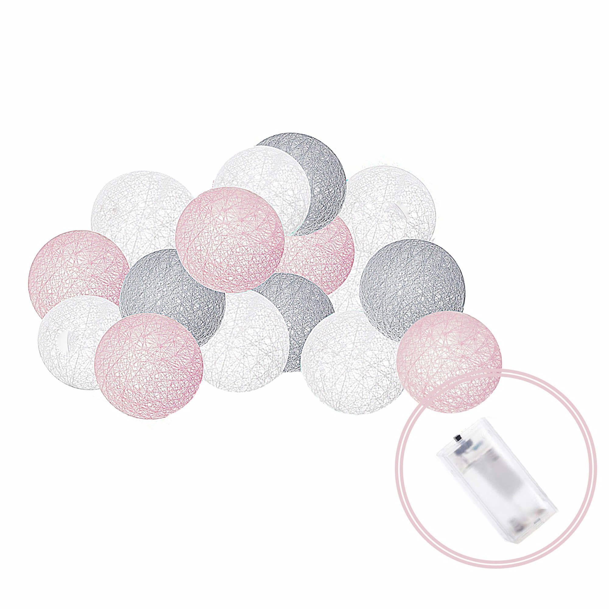 Dekoratyvinė šviesos girlianda 10 led, 2.1 m