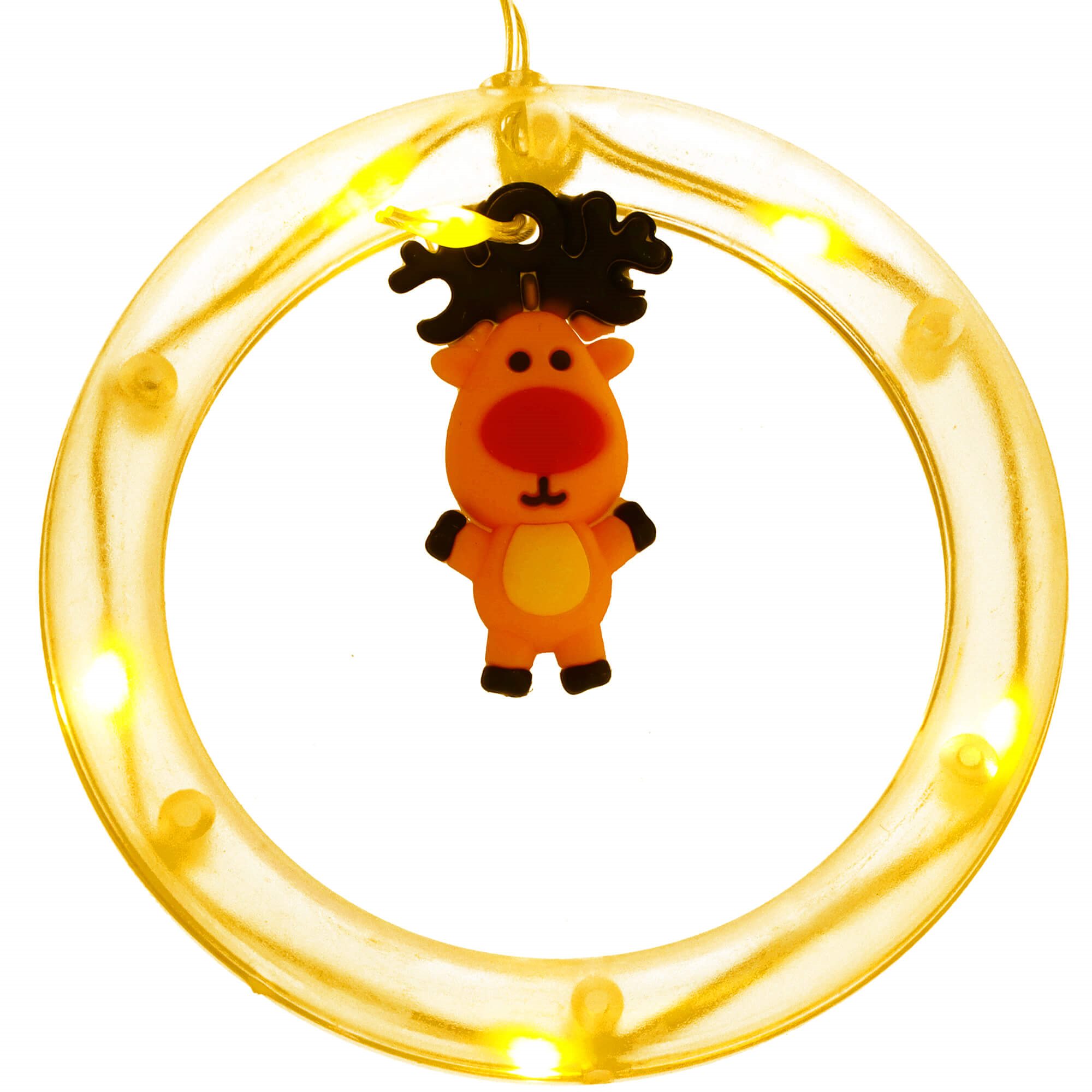 Kalėdinė girlianda springos 110 led su figūrėlėmis, usb, šiltai balta