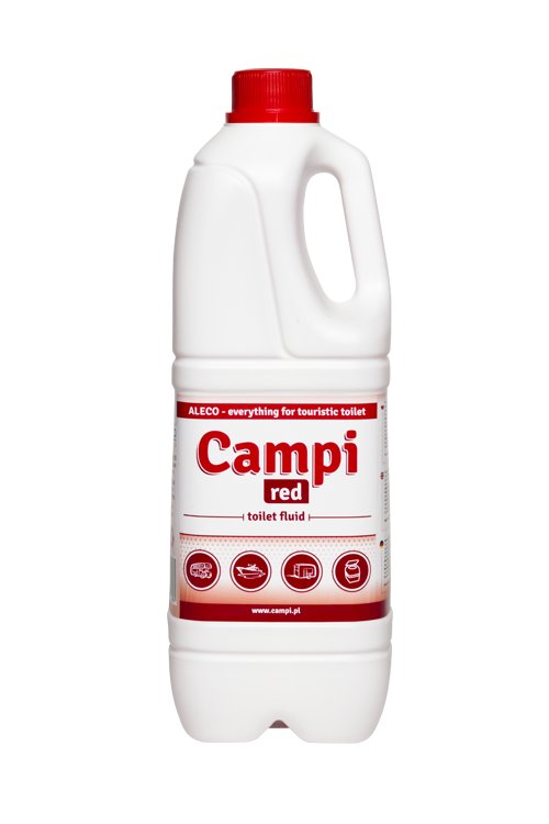 Campi Red tualeto skystis nuleidimo vandens bakui, 2L