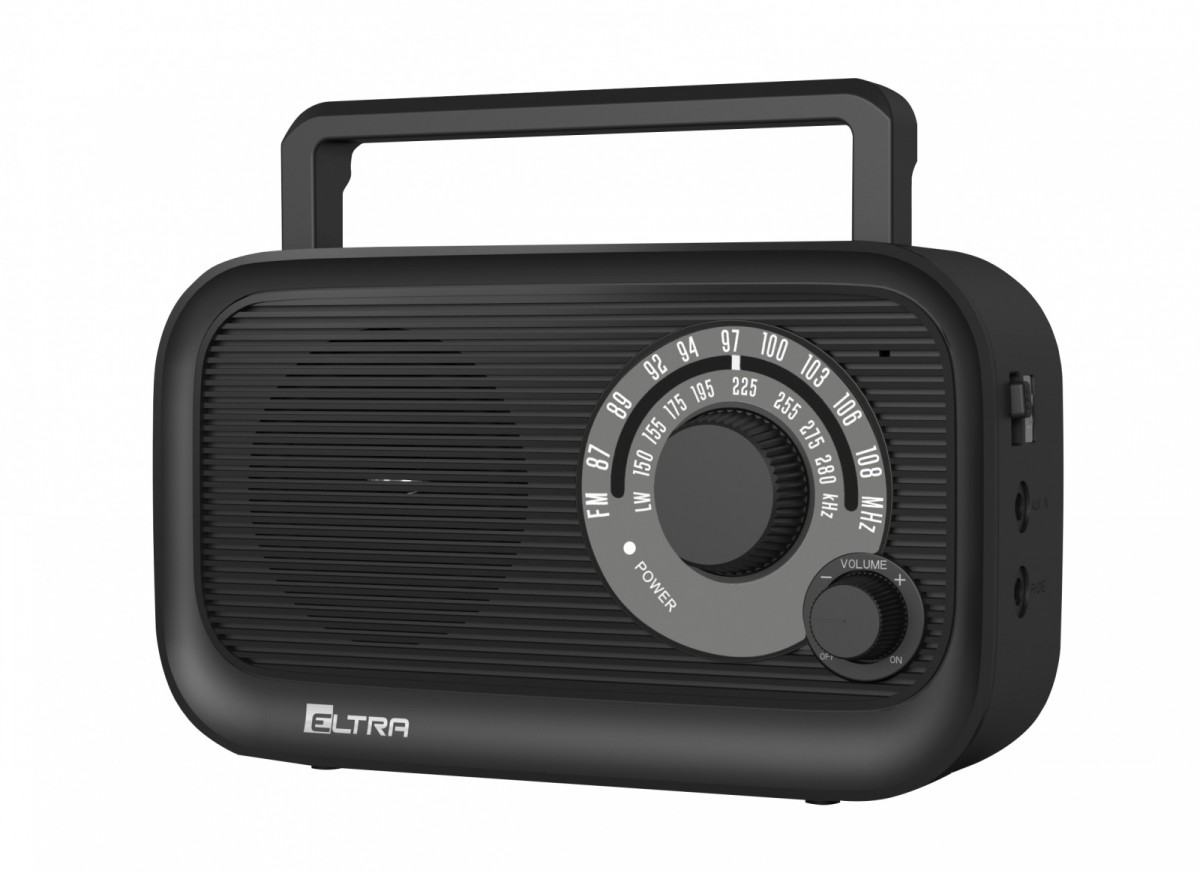 Radijo imtuvas radio hania eltra black