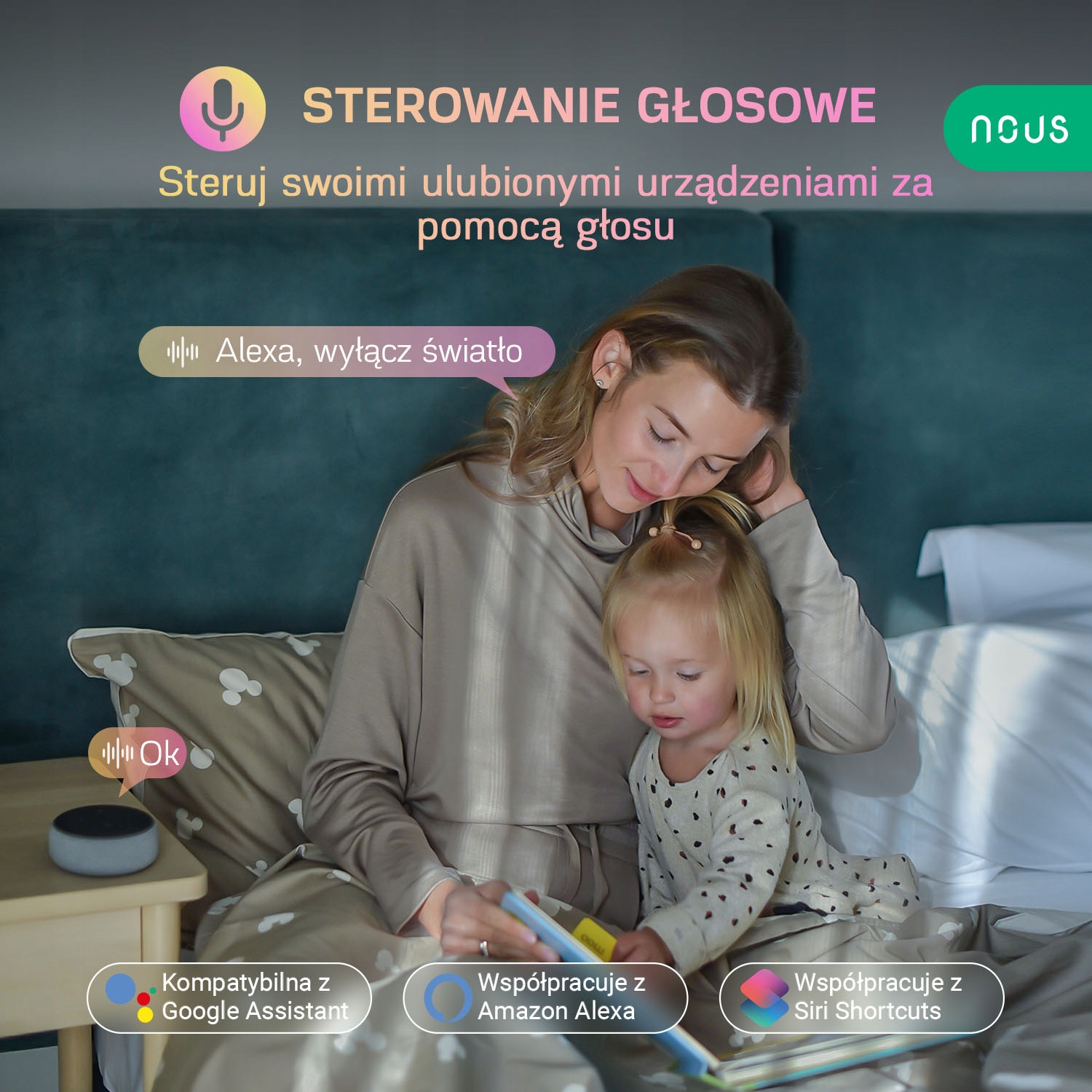 Išmanioji Wi-Fi rozetė Nous Smart Life Tuya A7