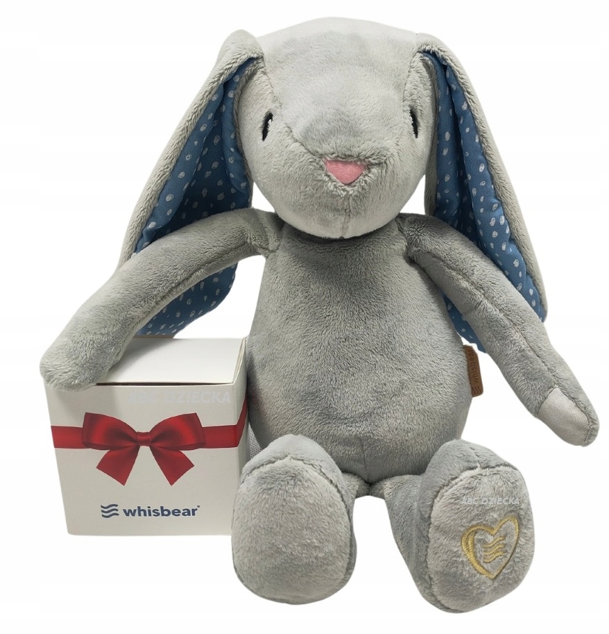 Migdukas Whisbear® Humming Bunny su verksmo jutikliu Grey