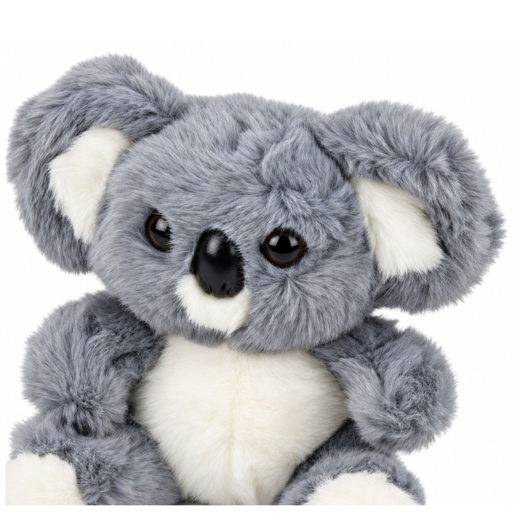 Pliušinis žaislas koala, pilkas ir baltas, 23 × 23 × 15 cm 2