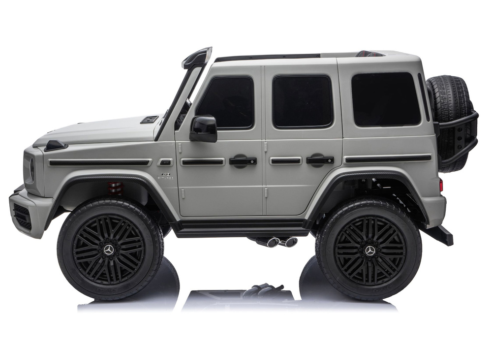 Vaikiškas elektromobilis Mercedes G63 XXL, šviesiai pilkas 2