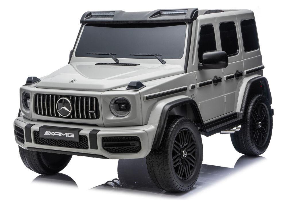 Vaikiškas elektromobilis Mercedes G63 XXL, šviesiai pilkas