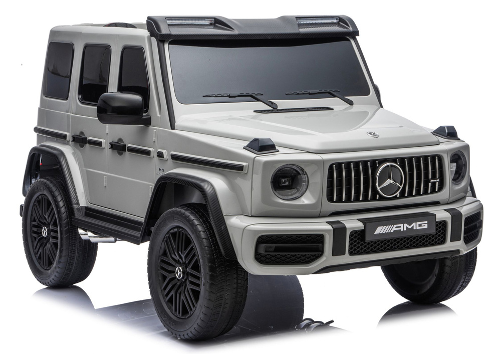 Vaikiškas elektromobilis Mercedes G63 XXL, šviesiai pilkas