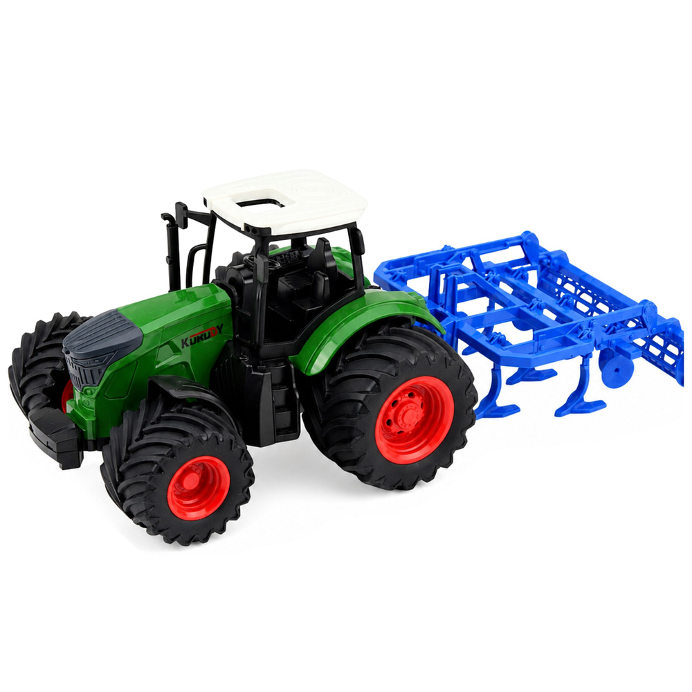 Traktorius su kultivatoriumi 1:24