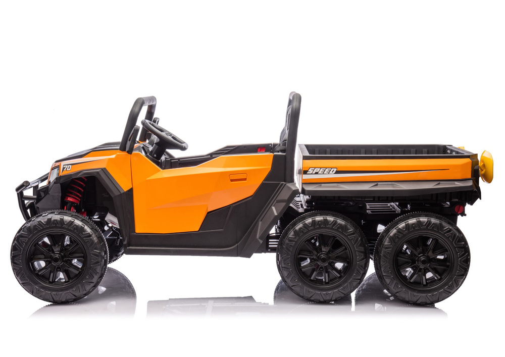 Elektrinis automobilis oranžinis 2