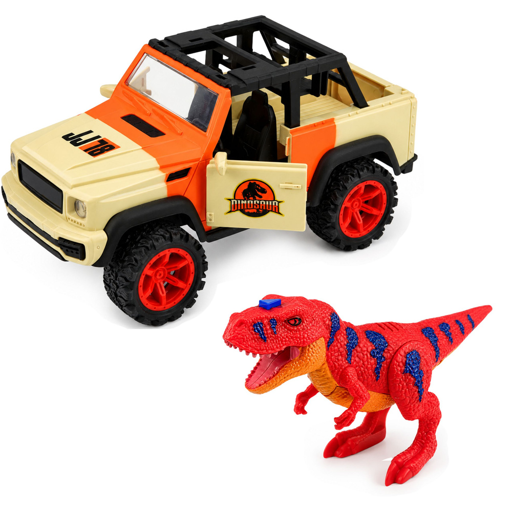 Visureigis ir T‑Rex dinozauras 20.5 x 10.5 x 10.5 cm