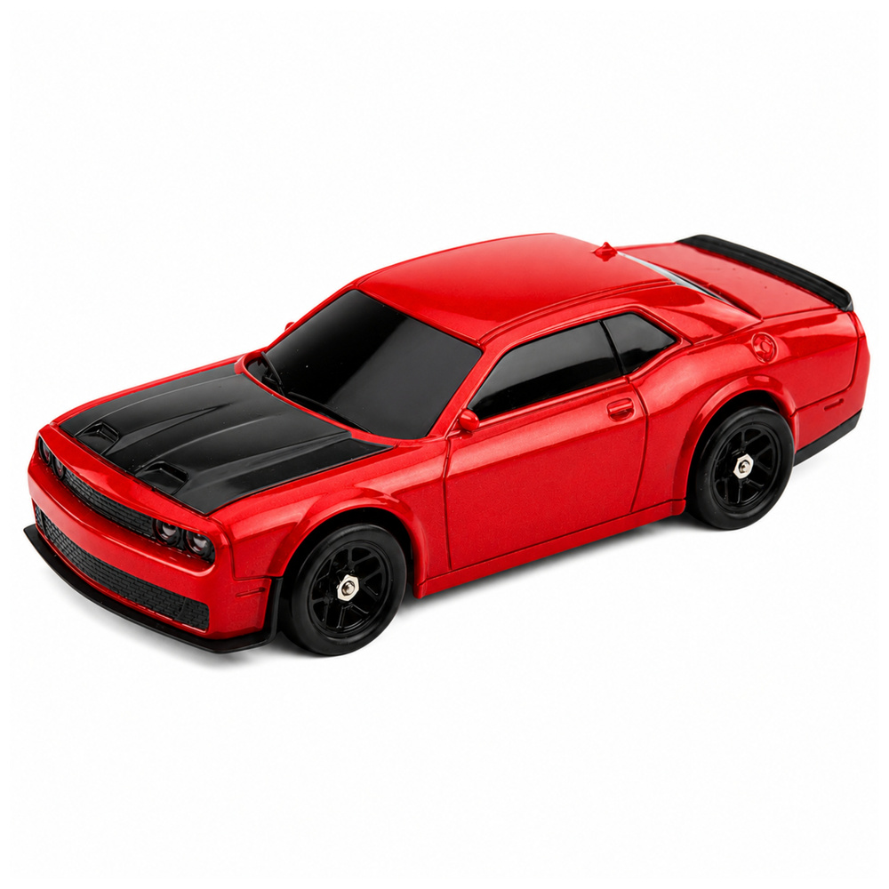 RC driftinis automobilis 4WD, 1:43, raudonas, 12 × 5 × 3,5 cm