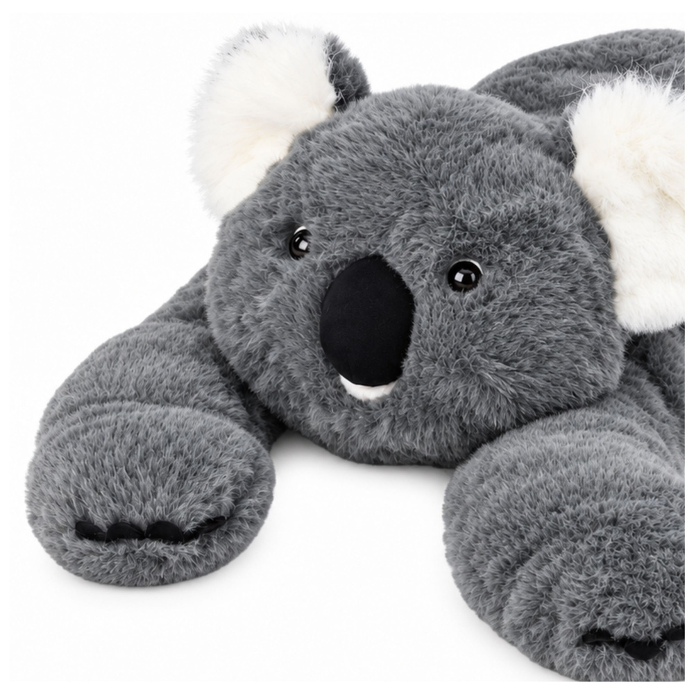 Pliušinis koala žaislas ilgomis rankomis, pilkas, 60 cm 3