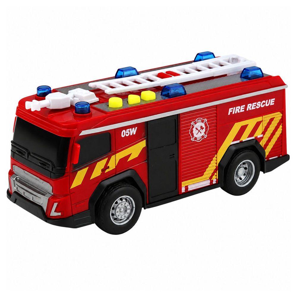 Gelbėjimo transporto priemonių rinkinys su šviesos ir garso efektais, raudonas, 3 vnt. 3