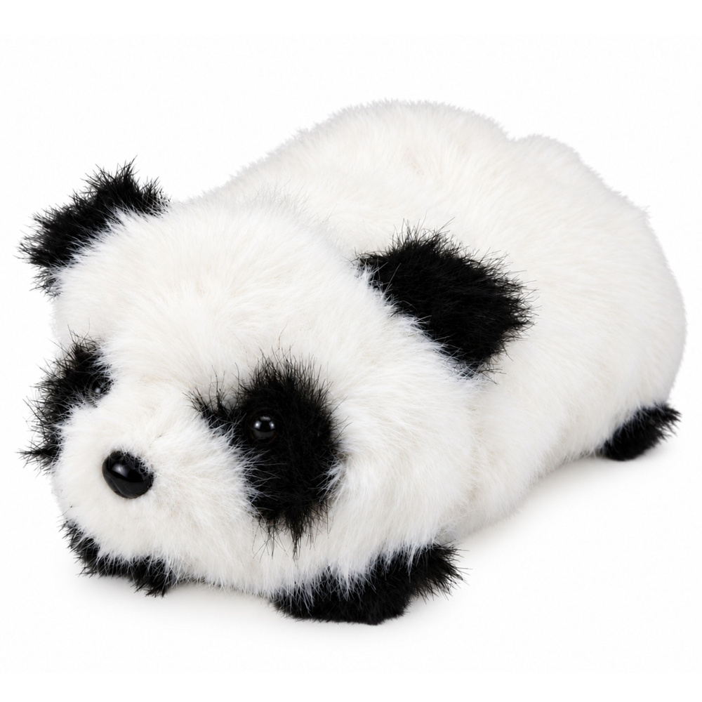 Pliušinis žaislas panda, juodos ir baltos spalvų, 16 × 10 × 8 cm 3