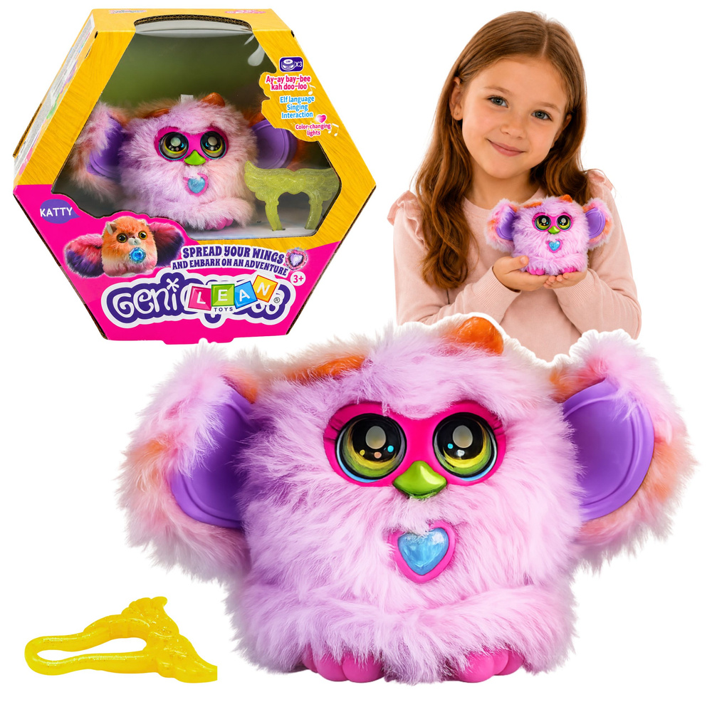 Genie Pets personažas violetinis