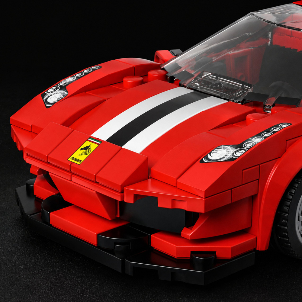 Konstruktorių rinkinys raudonas 364 vnt. 3