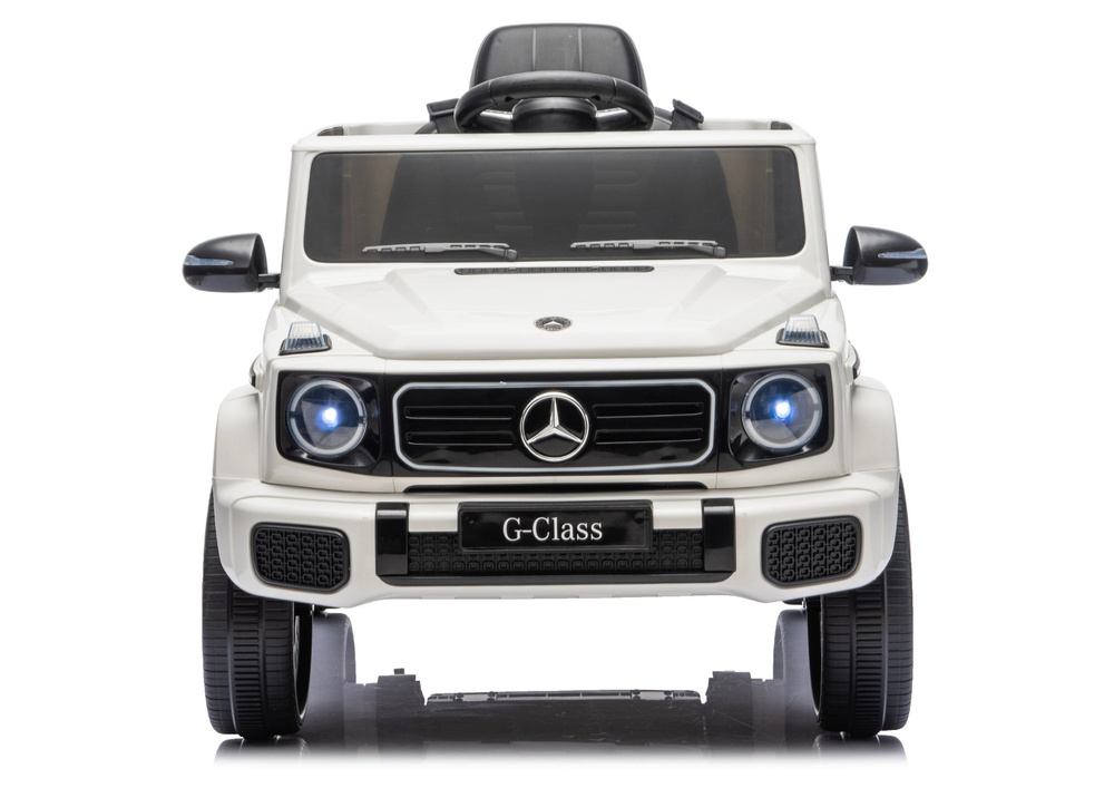 Važiuojamas automobilis 24 V baltas 2