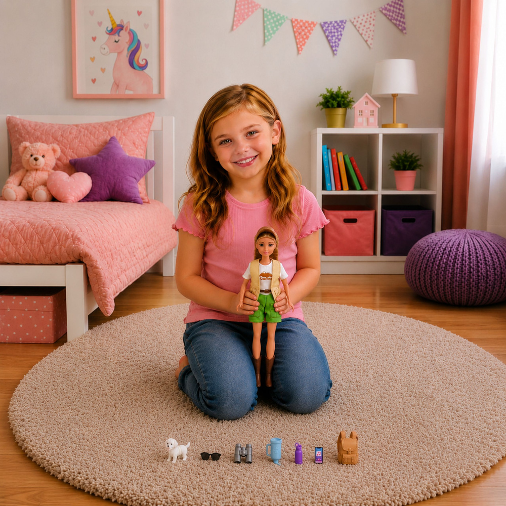 Lėlė su šunimi 30 cm 7 vnt. 3
