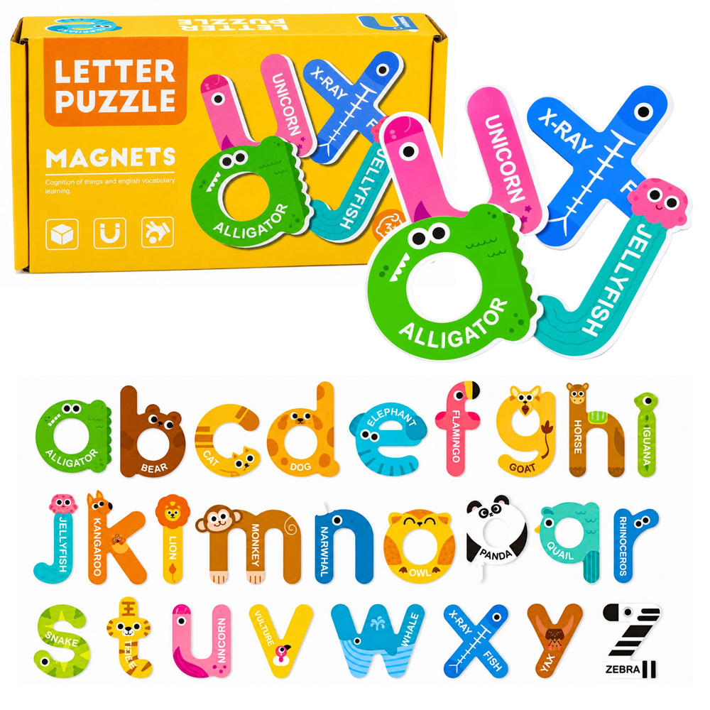 Magnetinė dėlionė 26 vnt.