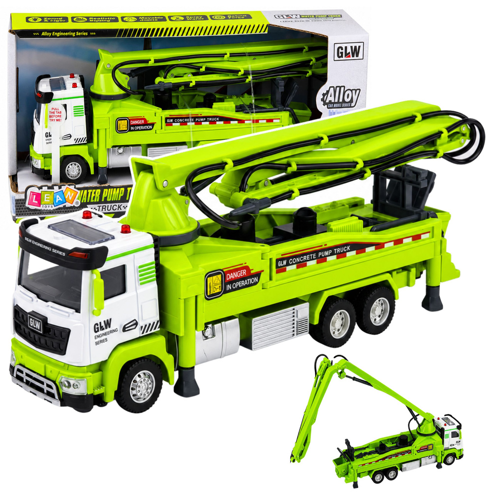 Žaislinis autocisternos modelis su šviesos ir garso efektais, 1:40