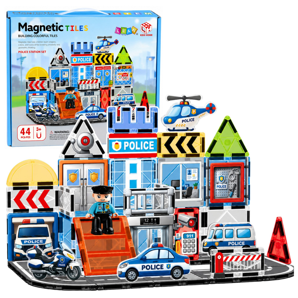 Magnetiniai blokeliai 44 vnt.