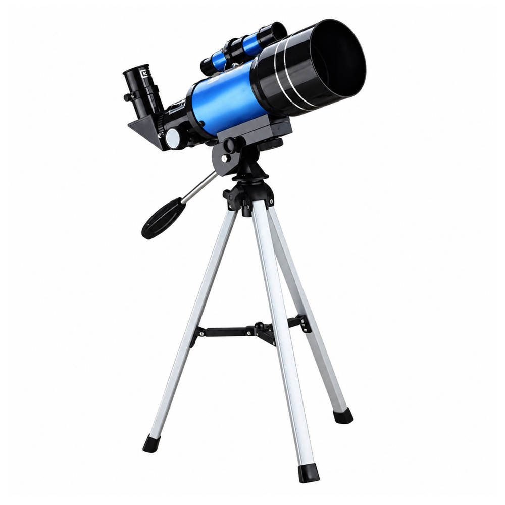 Astronominis teleskopas 70 mm, 150 k., mėlynas 2