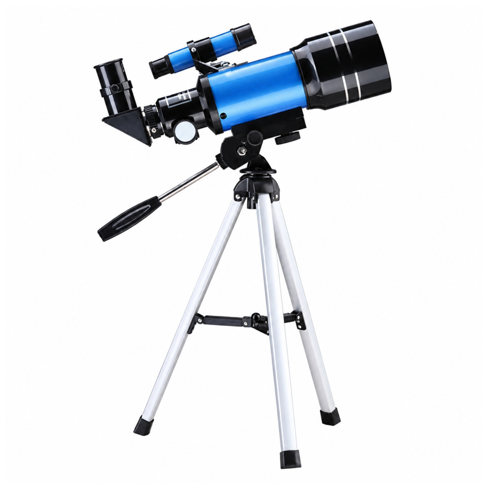 Astronominis teleskopas 70 mm, 150 k., mėlynas