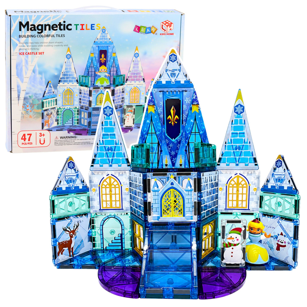 Magnetinis konstruktorius Ledo pilis, 47 dalių