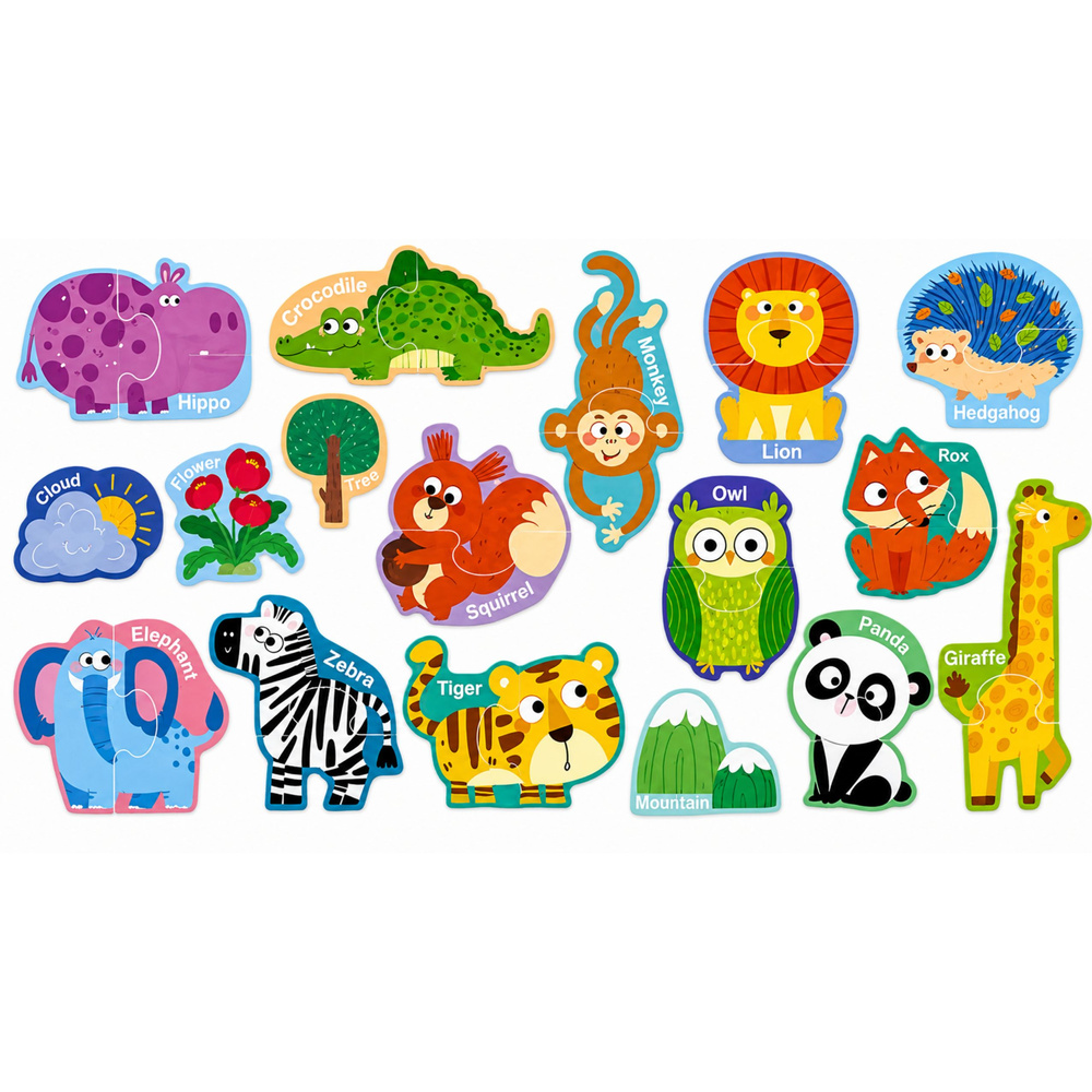 Magnetinė dėlionė 30 vnt. 2
