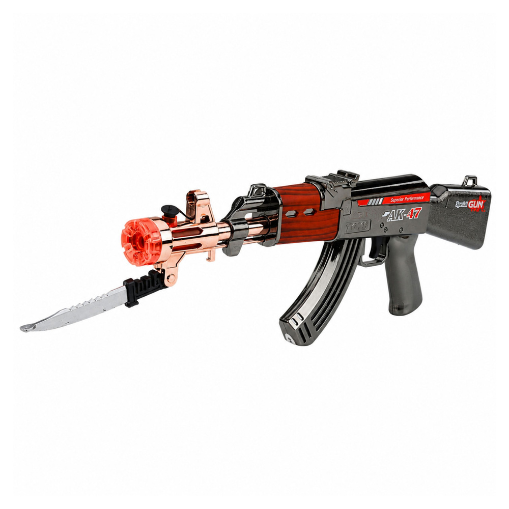 Žaislinis AK 47 automatas 45 cm