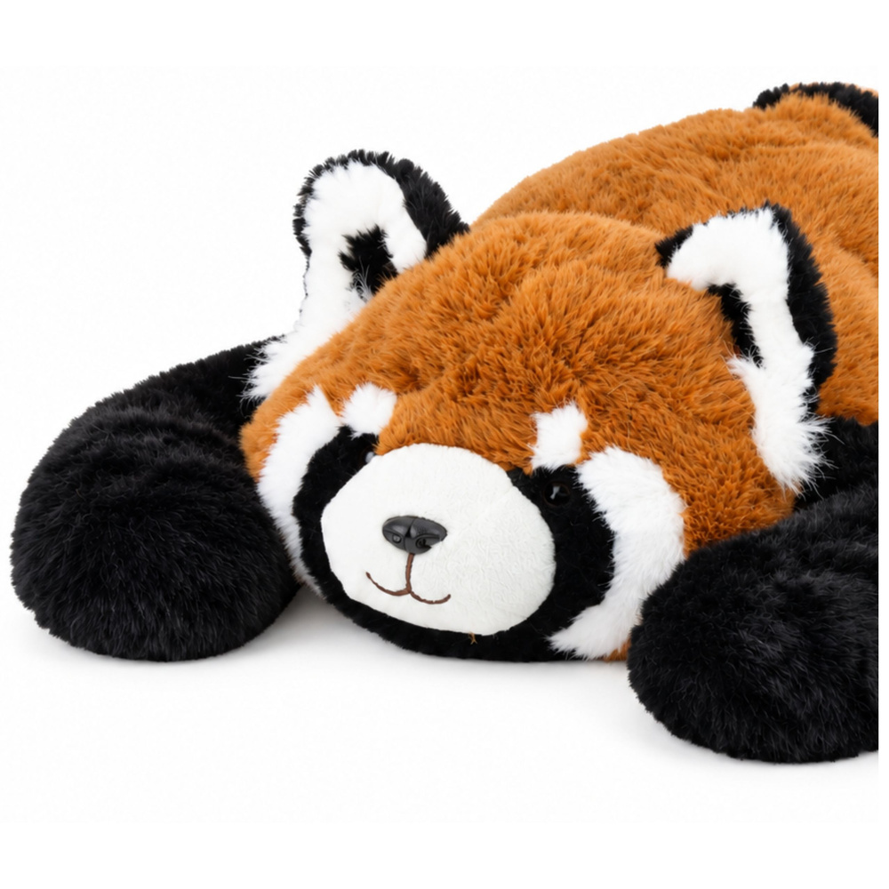 Pliušinis žaislas raudonoji panda ilgomis galūnėmis, rausvai rudas, 60 × 35 × 18 cm 3