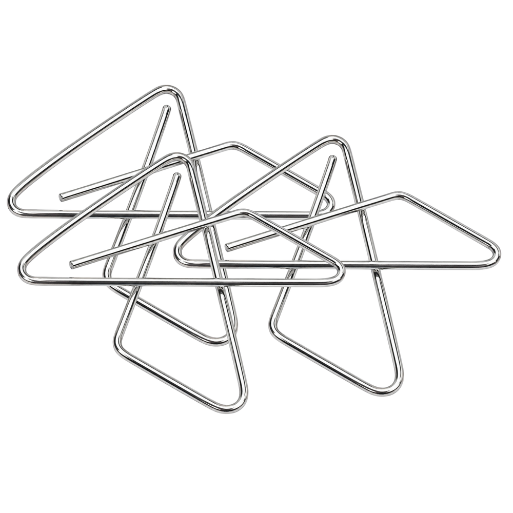 Metalinės drugelio formos sąvaržėlės, sidabrinės, 32 mm, 50 vnt. 3