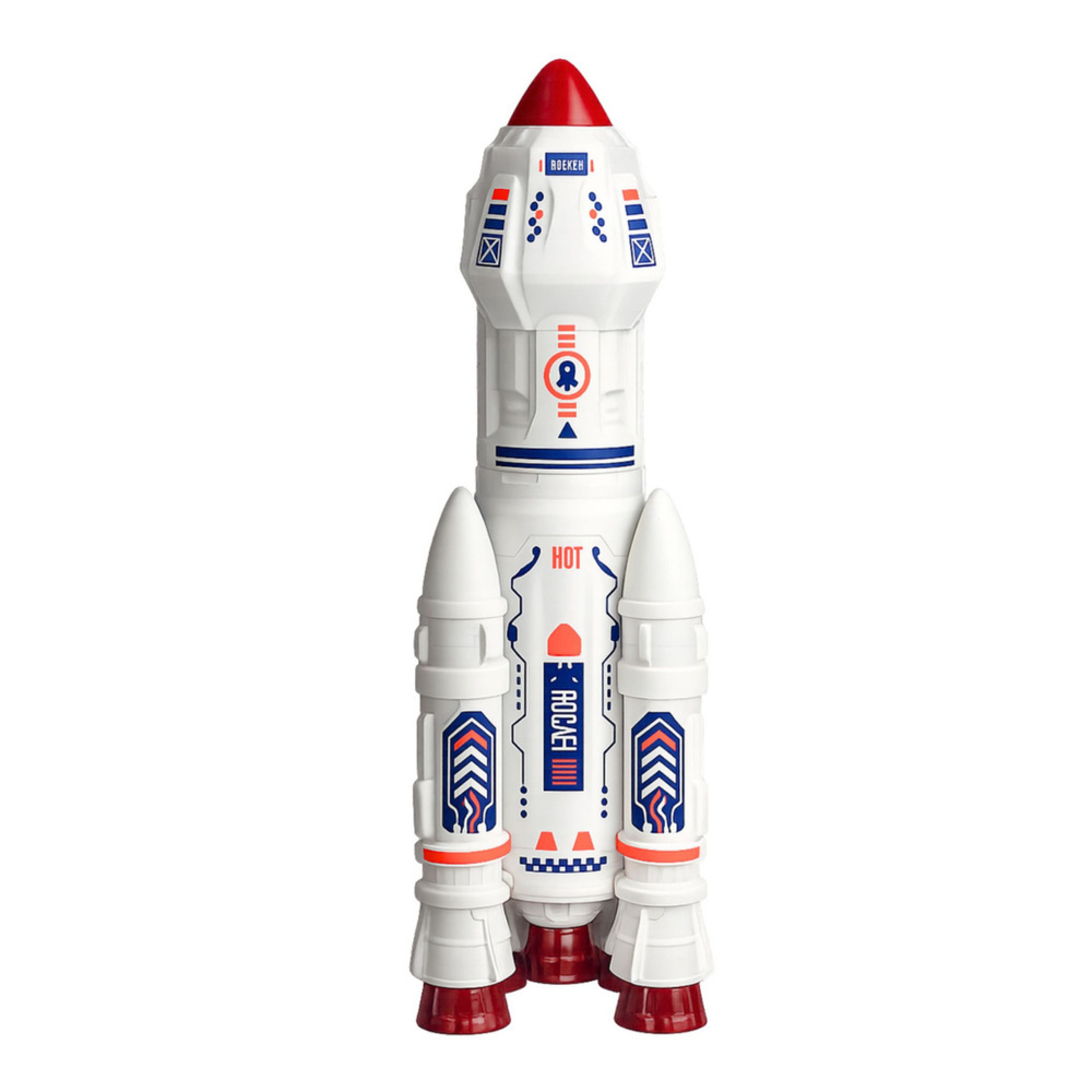 Kosmoso žaislų rinkinys su raketa ir marsaeigiu 3