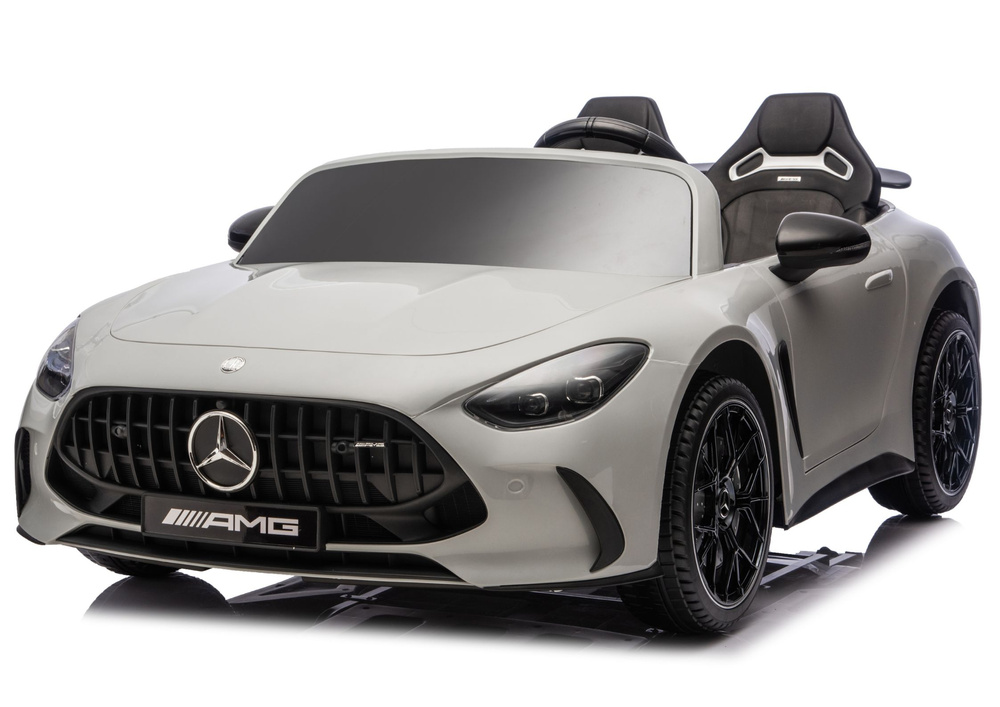 Vaikiškas elektromobilis Mercedes AMG DK-GT63, šviesiai pilkas